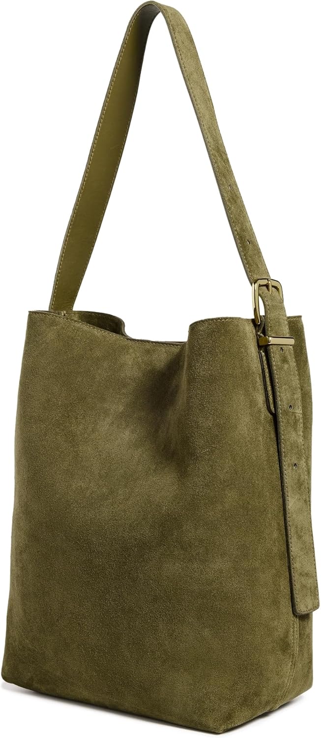 Essential Suede Bucket Tote for Women