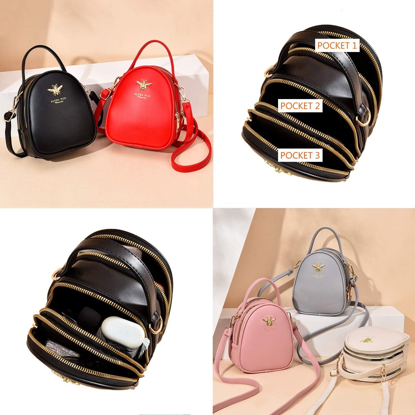 Chic Small Crossbody Shoulder Bag for Women - Stylish Messenger Purse and Handbag
